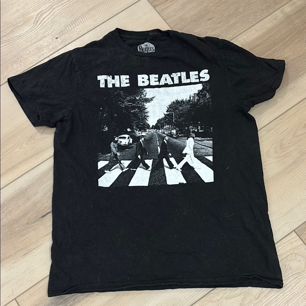 The Beatles Black Cotton Tee